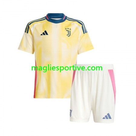 Completo Calcio Juventus Bambino Divisa Trasferta 2024-2025